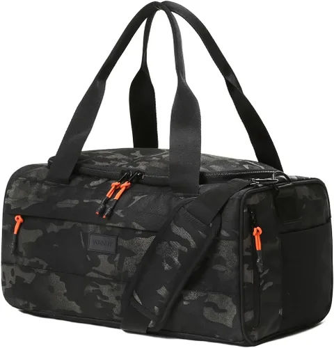 Vista 2 de Bolsa de Lona Vooray Boost – Bolsa de Gimnasio Pequeña para Hombres y Mujeres, Bolsa de Viaje Ligera con Compartimento para Zapatos, Bolsa Deportiva