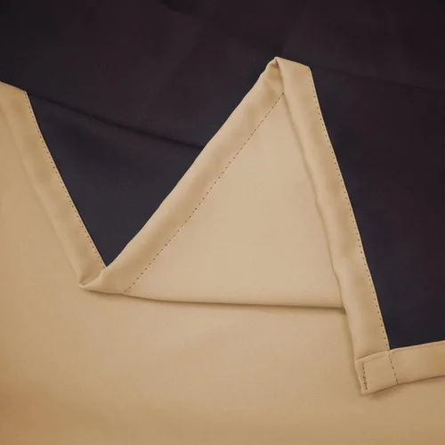 Vista 6 de Cortinas opacas para dormitorio con línea negra, 100 % opacas, con aislamiento térmico, cortinas largas para sala de estar, tratamiento de ventanas