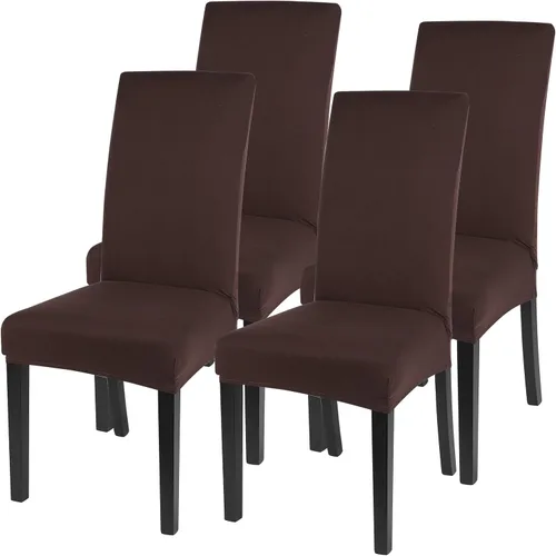 Vista 56 de SearchI Juego de 2 fundas elásticas para sillas Parsons de comedor, fundas elásticas con estampado de elastano, extraíbles, lavables, fundas