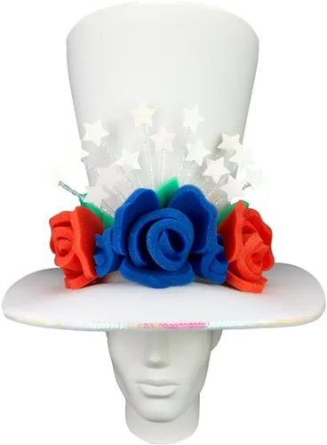 Vista 81 de Foam Party Hats: Feathers Princess Crown – Handmade Fancy Feather Crown for Weddings, Parties & Costumes