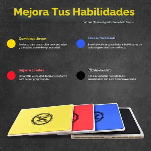 Vista 2 de Tabla de boxeo reutilizable, tabla de karate de taekwondo y artes marciales, tabla de romper karate para niños y adultos, equipo de boxeo y tabla