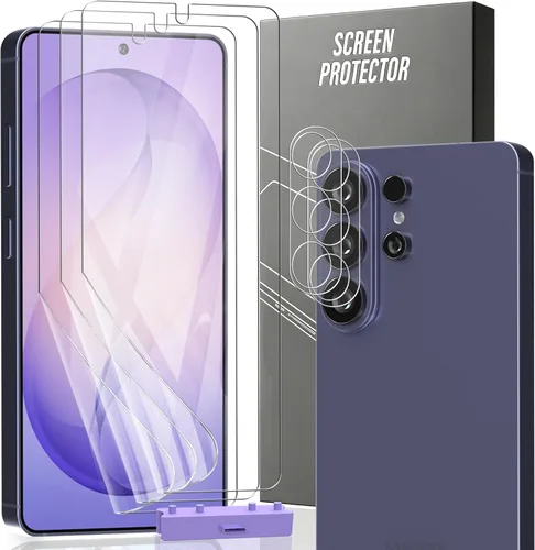 Vista 16 de Paquete de 3+2 protectores de pantalla de vidrio templado para teléfono (2a) / (2a) Plus con protector de lente de cámara, dureza 9H, película
