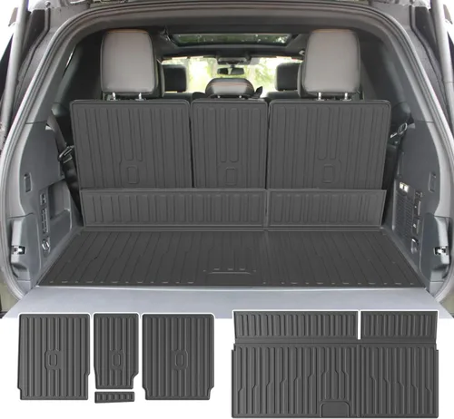 Vista 21 de Alfombrilla de carga powoq compatible con maletero Toyota 4Runner 2010-2024 Reemplazo de alfombrilla de maletero para Toyota 4Runner 2010-2024