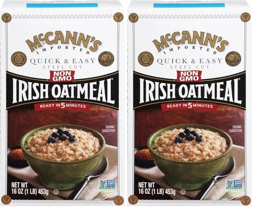Vista 17 de Avena irlandesa de McCann, copos de avena cortados tradicionales, bolsa de 28 onzas