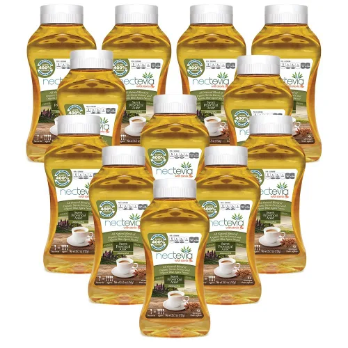 Vista 12 de Nectevia New England Maple - Néctar de agave con infusión de stevia, paquete de 2