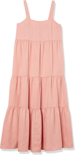 Vista 6 de The Drop - Vestido suelto y largo modelo Britt, escalonado, para mujer