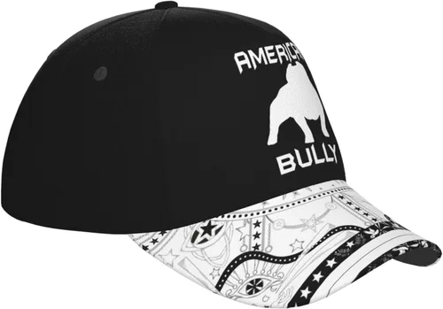 Vista 6 de American Bully Dog Hat Adjustable Baseball Cap for Men Women Dad Hat
