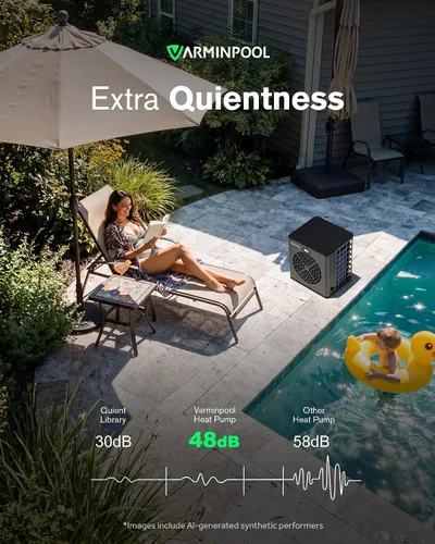 Vista 9 de Calentador de piscina para piscina sobre el suelo 18450BTU