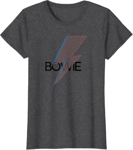 Vista 2 de David Bowie - Camiseta Bowie Bold, Blanco, S