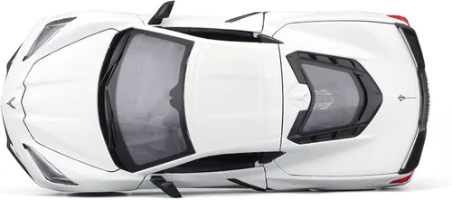 Vista 8 de Maisto Línea de montaje a escala 1:24 Chevrolet Corvette Stingray Coupe 2020, color blanco
