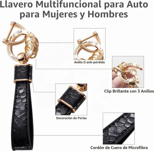 Vista 7 de Funda protectora para llavero Honda, compatible con Accord 2003-2012/Civic/CR-V Pilot Fit Odyssey Ridgeline Smart Key Holder con cordón de cuero