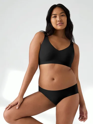 Vista 2 de True & Co Sujetador con cuello en V True Body Boost para mujer