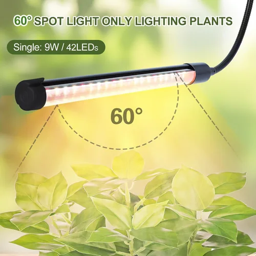 Vista 3 de ¡Gamechanger! FECiDA - Luces de cultivo con clip brillante de 18 W