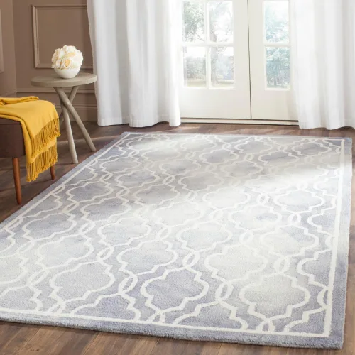 Vista 28 de SAFAVIEH Dip Dye Collection DDY539G - Alfombra decorativa de lana prémium hecha a mano con acuarela marroquí de 2 x 3 pies, color beige/marfil