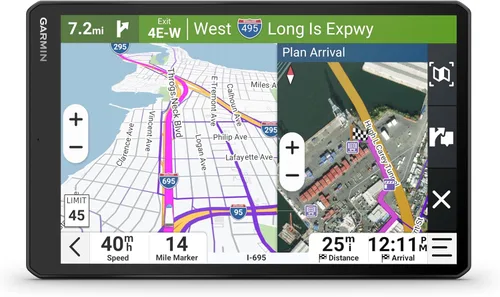 Vista 7 de Garmin dēzl™ OTR620, navegador GPS para camiones de 6
