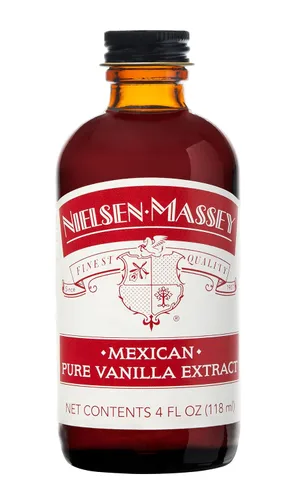 Vista 2 de Nielsen-Massey Extracto de vainilla pura mexicana para hornear y cocinar, botella de 2 onzas con caja de regalo