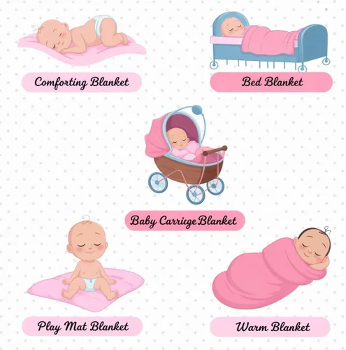 Vista 6 de Nonnie Manta Personalizada para Bebé con Nombre - Manta Bordada y Ruffle Personalizada para Recién Nacido, 30x40 pulgadas, Regalo Personalizado