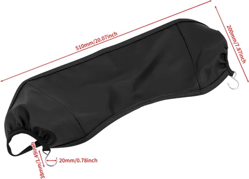 Vista 5 de Cubierta para tanque de gasolina para Harley Touring Street Electra Tri Glide Road King FLHR 1997-2023