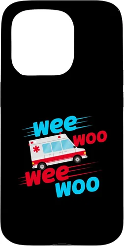 Vista 14 de Funda EMT para iPhone 13 Pro Max Wee Woo Wee Woo Ambulancia Técnico Paramédico