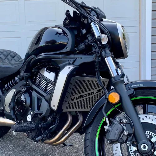 Vista 8 de Vulcan S 2024 - Protector de radiador para Vulcan S 2015-2024 Vulcan S SE 2017 compatible con Vulcan S Light Tourer/Cafe Light Tourer 2018 Vulcan S