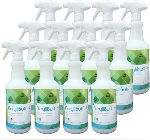 Vista 6 de AcryliBuff - Restaurador de brillo en aerosol para pisos, 1 cuarto de galón..