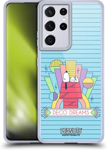 Vista 67 de Head Case Designs Snoopy Deco Dreams - Funda de gel con licencia oficial de Peanuts Blue Pattern [protección de grado militar] compatible con Google