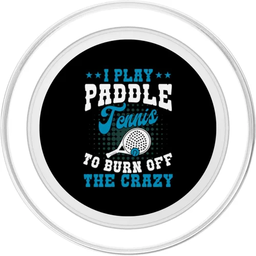 Vista 2 de Paddle Tennis Team Player Padel Racquet Game Athlete Sport PopSockets MagSafe PopGrip for iPhone