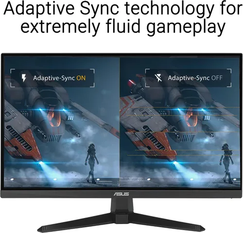 Vista 3 de ASUS TUF Gaming 24" (23.8" visible) Monitor 1080P (VG249QE5A) - FHD, overclock de 144Hz a 146Hz, IPS, sincronización de desenfoque de movimiento