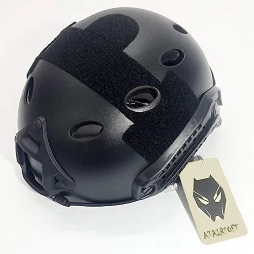 Vista 5 de ATAIRSOFT PJ Type - Casco táctico multifuncional rápido con visera, versión de gafas