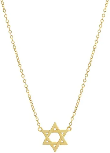Vista 2 de ADINA EDEN Collar de estrella de David sólida para mujer Joyería de moda para mujer Collar de estrella de David para mujer Plata esterlina