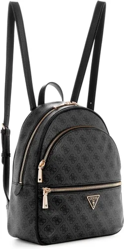 Vista 5 de GUESS Mochila grande Manhattan para mujer, Coal Logo