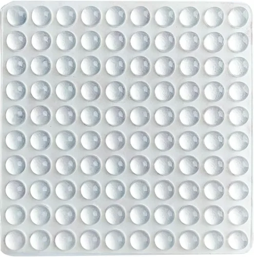 Vista 6 de 100 piezas de almohadillas adhesivas para pies de goma, almohadillas parachoques para puertas, amortiguadores de ruido autoadhesivos, pequeños