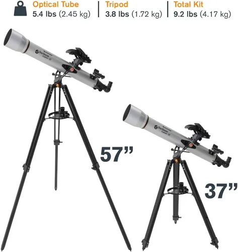 Vista 8 de Celestron StarSense Explorer LT 80AZ Telescopio refractor guiado por
