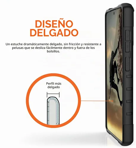 Vista 5 de URBAN ARMOR GEAR UAG - Funda protectora para Samsung Galaxy S20 FE/FE 5G, resistente, ligera, delgada, a prueba de golpes, color negro