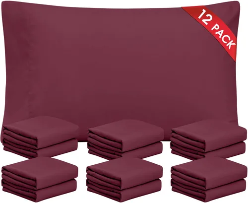 Vista 18 de FreshCulture Fundas de Almohada Beige Tamaño Queen Paquete de 2 - Juego de Fundas de Almohada - Cierre de Sobre - Tela de Microfibra Cepillada Suave