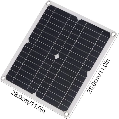 Vista 5 de Panel solar, 15W 18V panel de célula solar cargador tablero, IP65 impermeable, para suministros de barcos de coches
