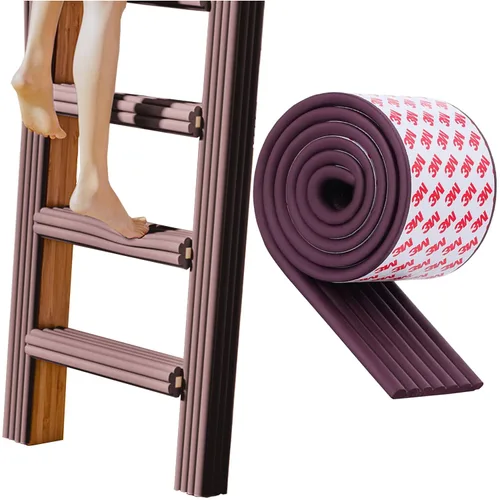 Vista 10 de Almohadillas para escalera de litera, cubierta autoadhesiva para escalera de litera, acolchado de espuma para escalón de litera, almohadillas