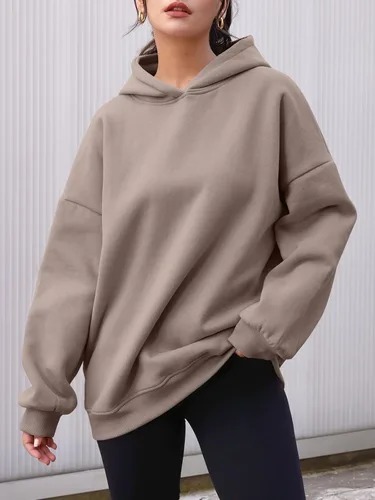 Vista 32 de AUTOMET Sudaderas con capucha de gran tamaño para mujer, sudaderas de forro polar con capucha 2024, ropa de otoño, trajes de moda, suéter de invierno