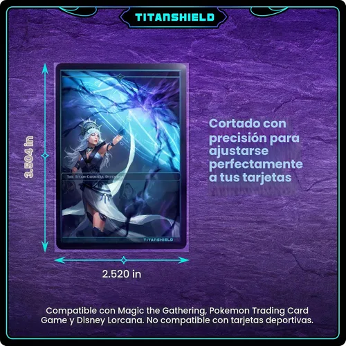 Vista 4 de TitanShield 200 fundas interiores de tarjeta de 60 micrones ultra transparentes de tamaño estándar, ajuste perfecto exacto. Perfectas para doble Luz