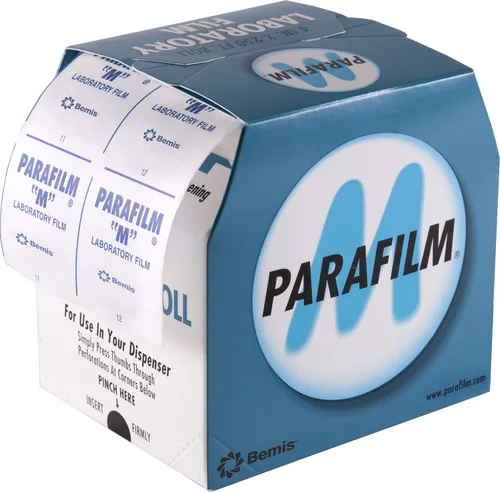 Vista 5 de Parafilm M - Película de laboratorio multiusos, 2 pulgadas de ancho x 250 pies de largo, semitransparente, a prueba de humedad, resistente al agua