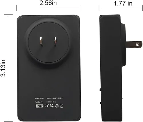 Vista 8 de Purificador de aire ionizador, desodorante de arena para gatos adopta tecnología de aniones con 8 cabezales de fibra de carbono con 40 millones