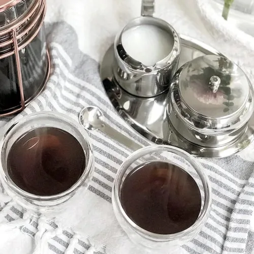 Vista 6 de Cuisinox Juego de crema y azúcar de acero inoxidable, 5 piezas