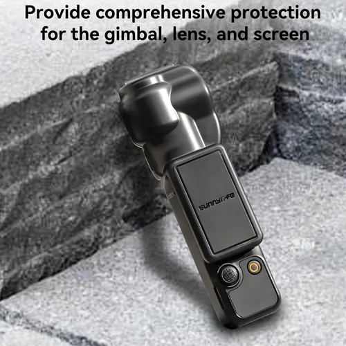 Vista 5 de Bolsillo 3 Funda Protectora Gimbal Protector Lente Capucha Pantalla Cubierta Protectora para DJI Osmo Pocket 3 Accesorios