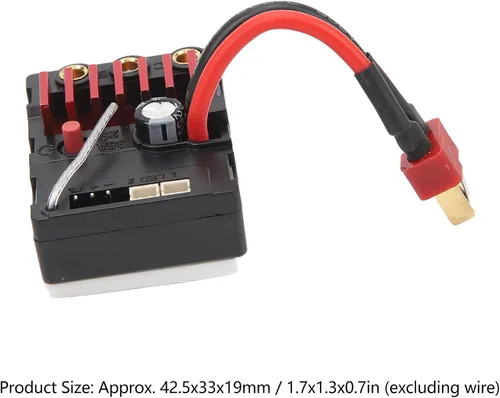 Vista 2 de VBESTLIFE Controlador de velocidad portátil sin escobillas ESC 35A 2S RC sin escobillas ESC 16101/16102 / 16103 / 16201PRO 1/16 RC Car