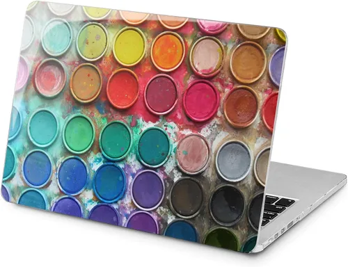 Vista 16 de Funda rígida compatible con MacBook Pro 16 14 M3 M2 2023 M1 Pro 13 2022 Air 13 2021 Retina 2020 Mac 11 12 Laptop patrón de invierno copo de nieve