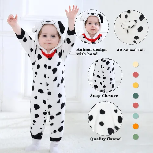 Vista 2 de TONWHAR Baby Boy's Girl's Animal Bodysuit Infant And Toddler's Romper Jumpsuit Halloween Costume Partywear