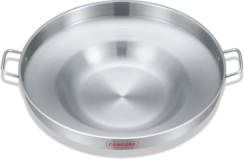 Vista 9 de CONCORD Juego de utensilios de cocina de acero inoxidable de 3 piezas de 22 pulgadas. Comales Discada Set