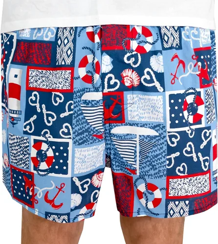 Vista 34 de ROCK ATOLL Calzoncillos tipo bóxer de algodón con estampado novedoso y brillante para hombre Estampado Afrutado Negro