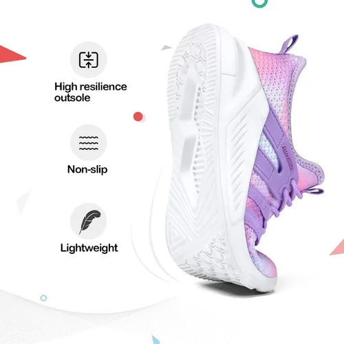 Vista 3 de RUNSIDE Zapatillas para correr para niños y niñas