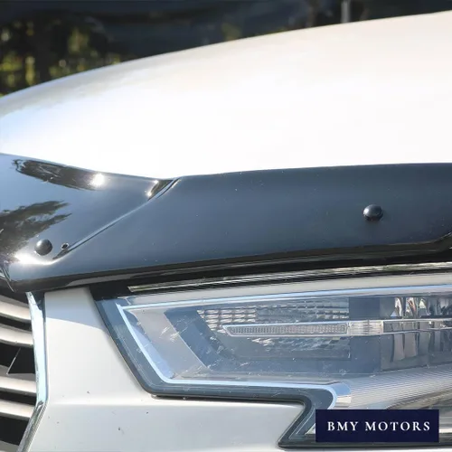 Vista 6 de BMY Deflector de capó para Audi A3 Sedan 2015-2020, protector de insectos
